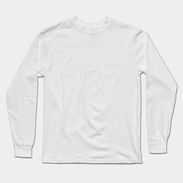 Black and white fox hunting is not a sport Long Sleeve T-Shirt by LukjanovArt
